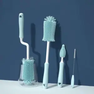 escova de limpeza de garrafa de silicone