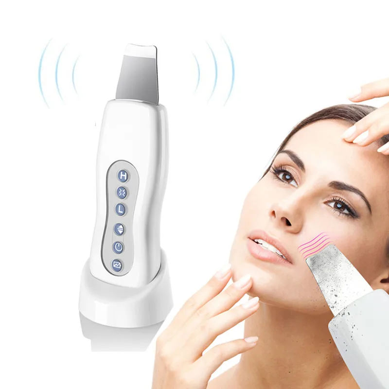 Aparelho Esfoliador Facial Ultrassônico Recarregável USB - Imagem 2