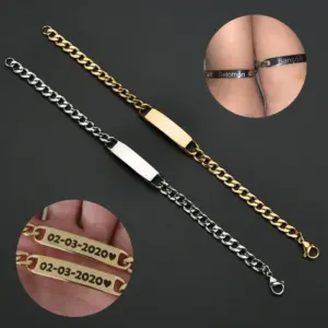 pulseira nome personalizada