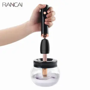 limpador de pincel de maquiagem elétrico