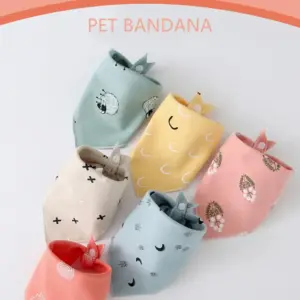 bandana triangular para cães e gatos