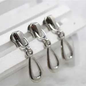 sliders de zíper de metal