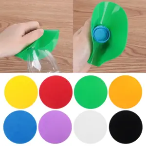 abridor de potes de silicone redondo