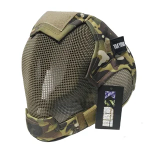 máscara airsoft malha de aço