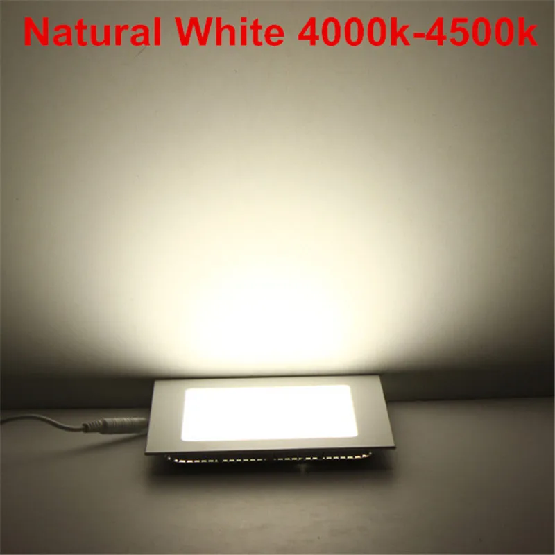 Lâmpada de painel LED quadrada embutida para teto - Imagem 4