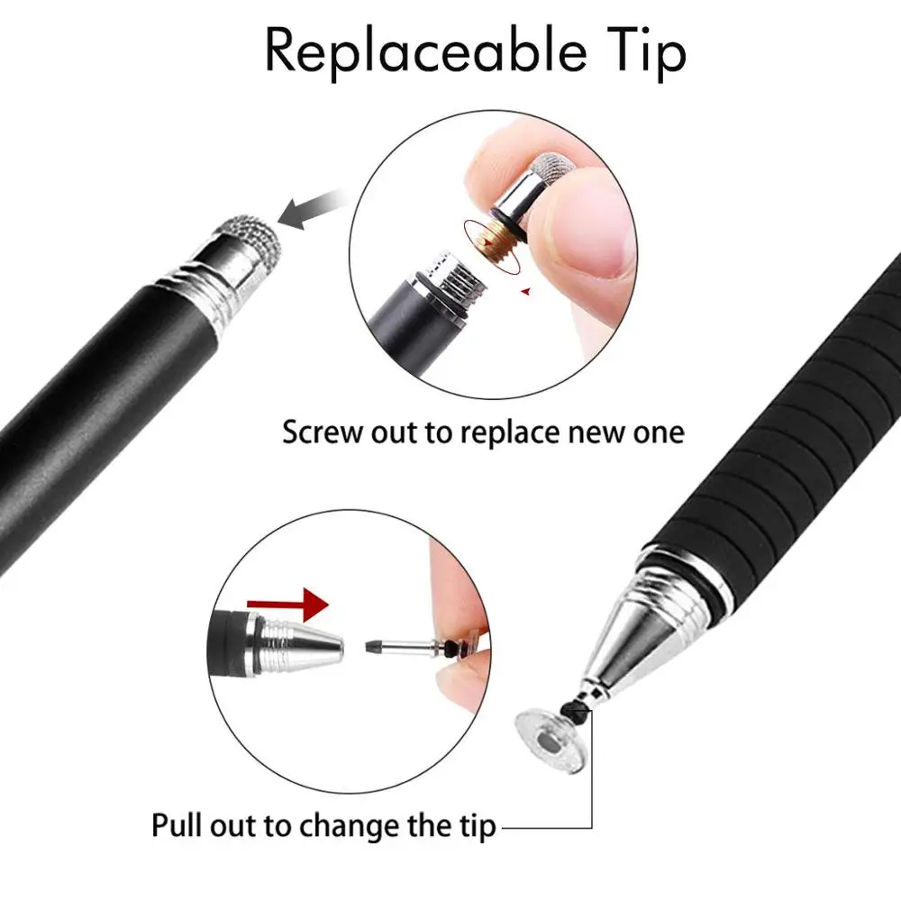 Caneta Stylus de Disco para Touchscreen - Imagem 2