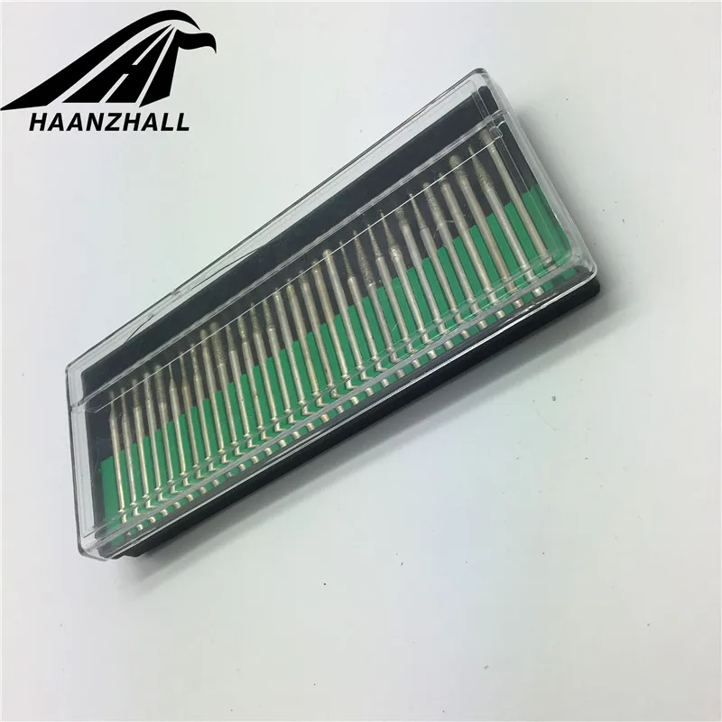 Brocas de diamante 3mm para ferramentas Dremel, 30 peças - Imagem 3