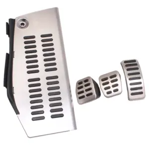 almofada de pedal de aço inoxidável LHD