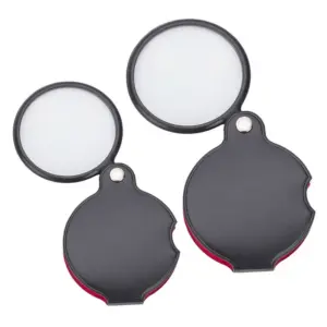 lupa de bolso dobrável 6x