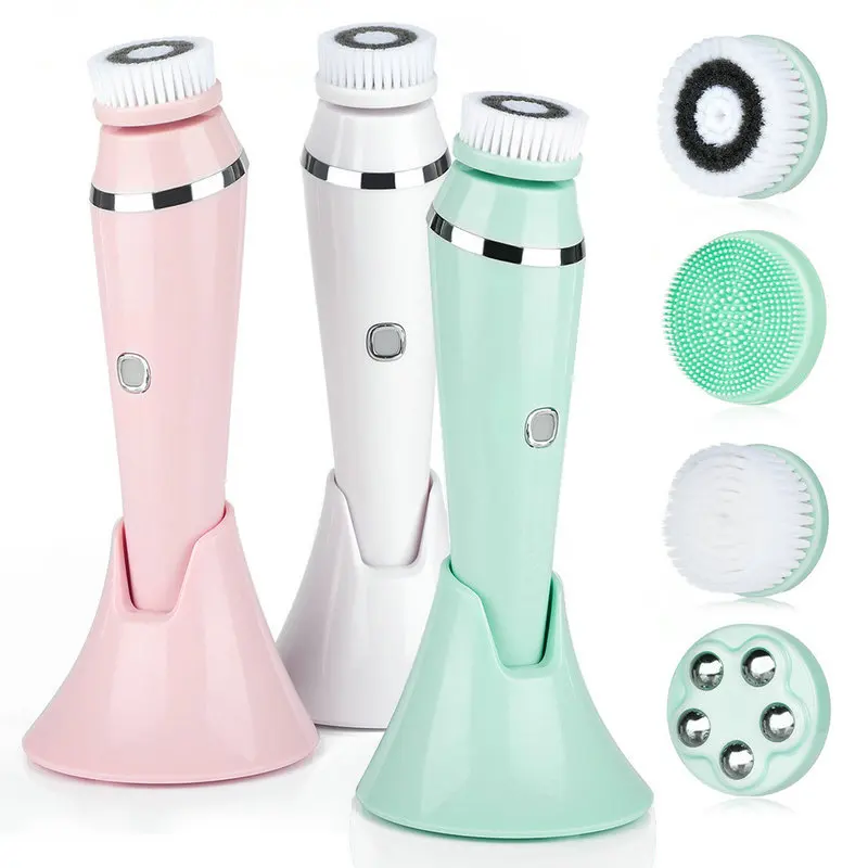 escova elétrica facial 4 em 1