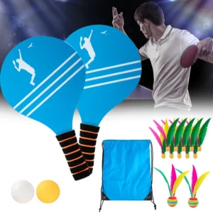 conjunto de raquetes beach tennis badminton