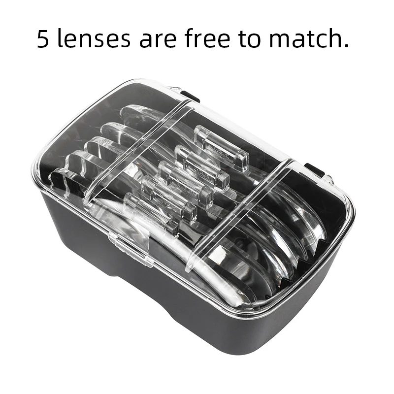 Lupa de Cabeça com LED e 5 Lentes para Reparo Eletrônico - Imagem 6