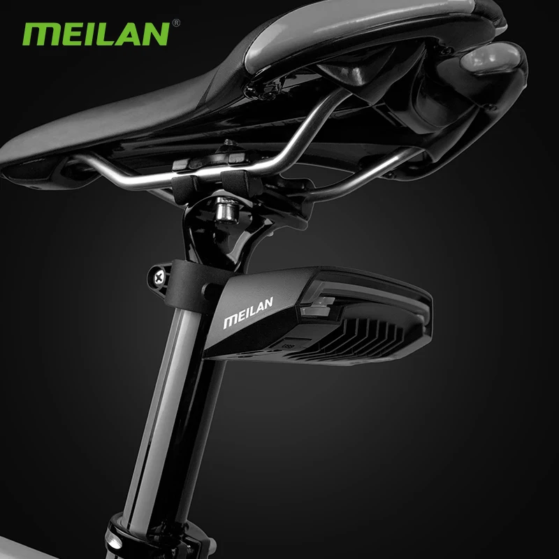 Meilan X5 Luz Traseira de Bicicleta Laser Sem Fio - Imagem 5