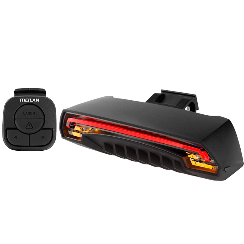 Meilan X5 Luz Traseira de Bicicleta Laser Sem Fio - Imagem 6