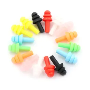 tampões de ouvido de silicone antirruído