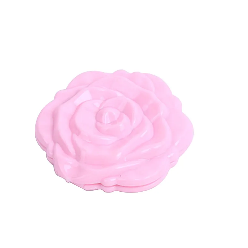 Espelho de Bolso Dupla Face Mini Rosa 3D - Imagem 5