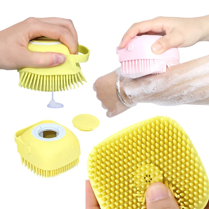 Escova de Banho de Silicone com Esfoliador e Massageador - Imagem 2