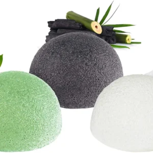 esponja konjac facial natural