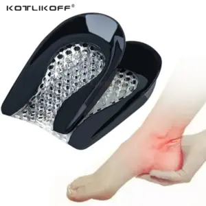 almofada de calcanhar em gel de silicone