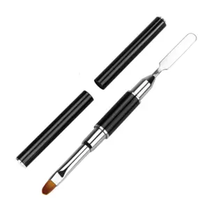 caneta pincel ponta dupla para unhas