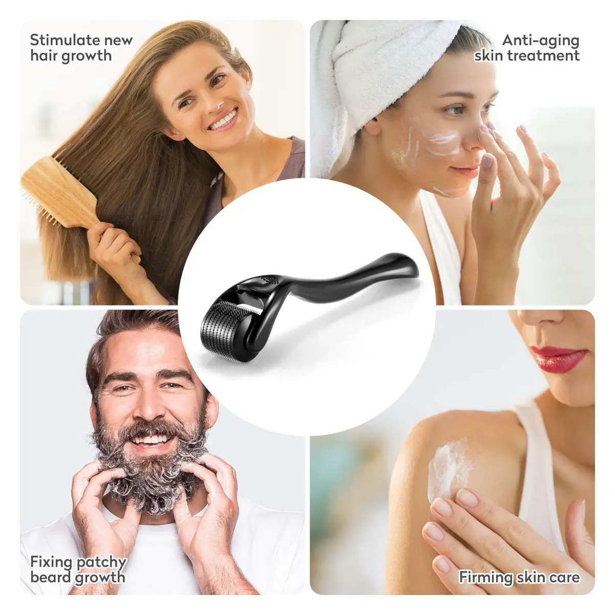 Rolo Derma 540 Agulhas para Pele Barba Cabelo - Imagem 6