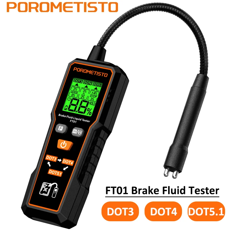testador digital fluido de freio automotivo