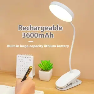 luminária de mesa led usb recarregável