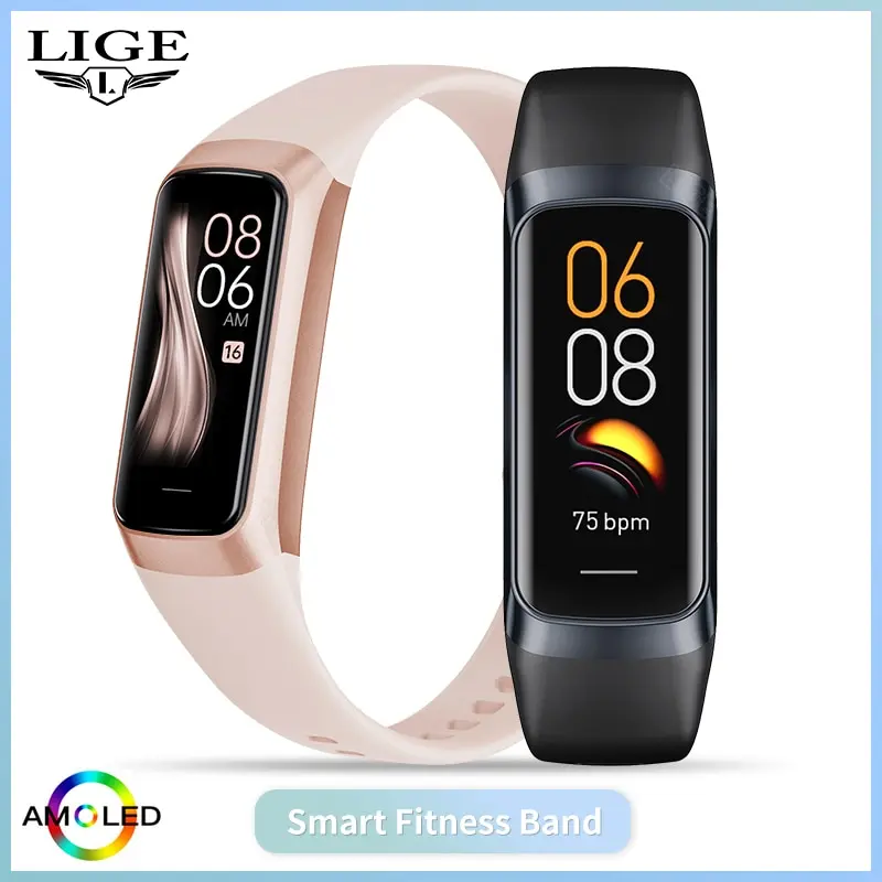 smartwatch esportivo lige amoled