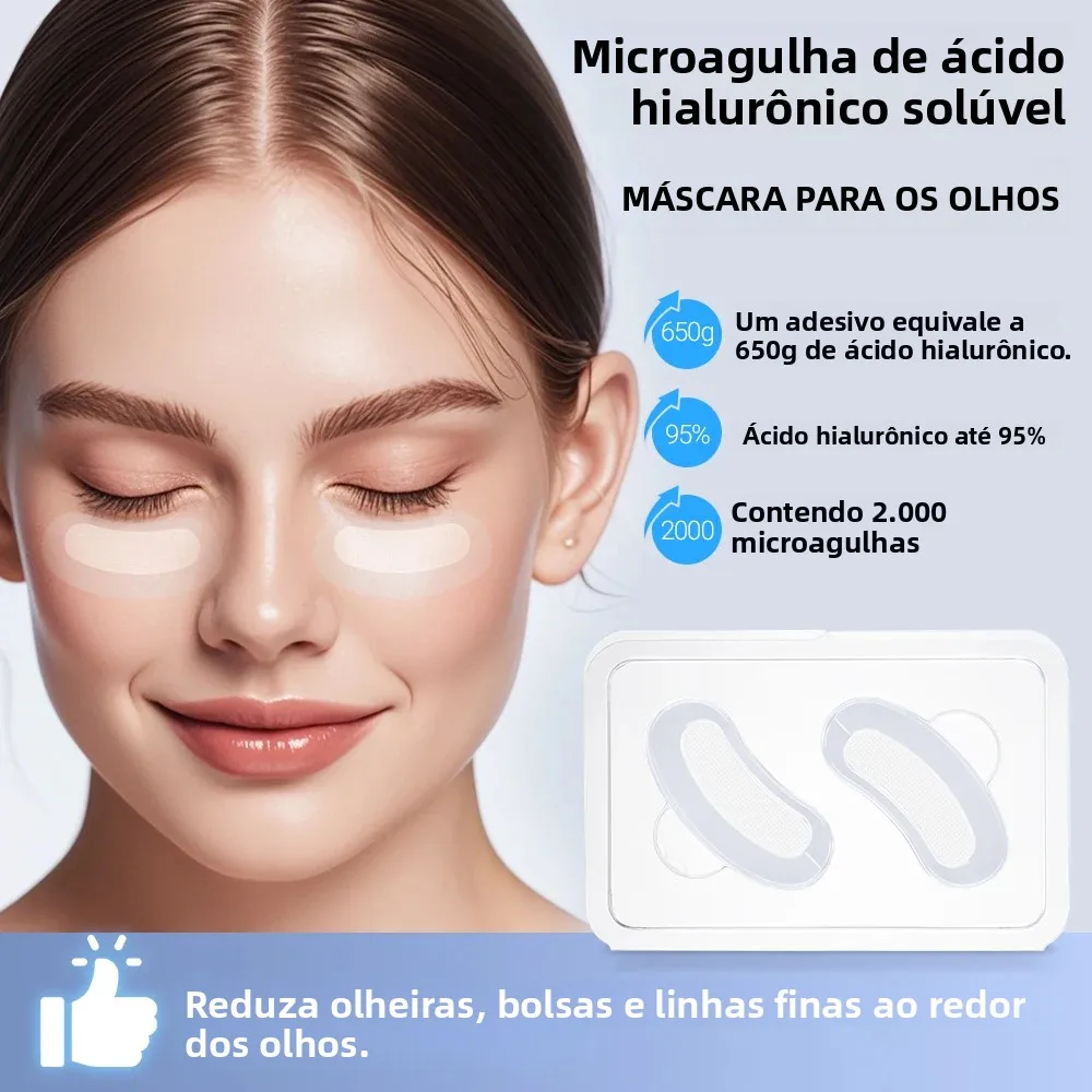 Máscara de Microagulhas para Olhos Ácido Hialurônico 1 par - Imagem 6