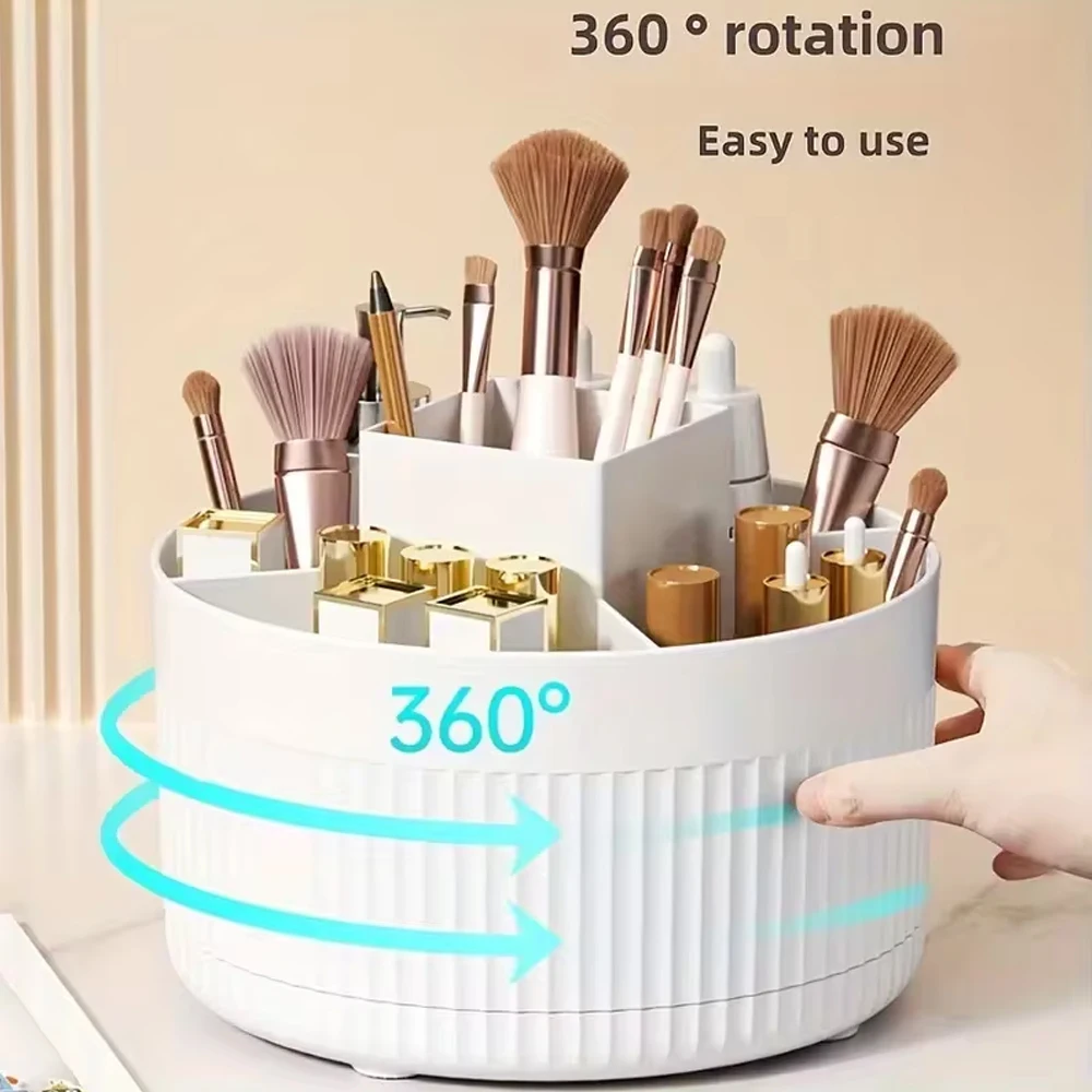 organizador de maquiagem rotativo 360 graus
