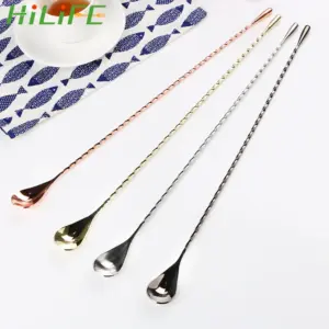 colher de bar aço inox teardrop