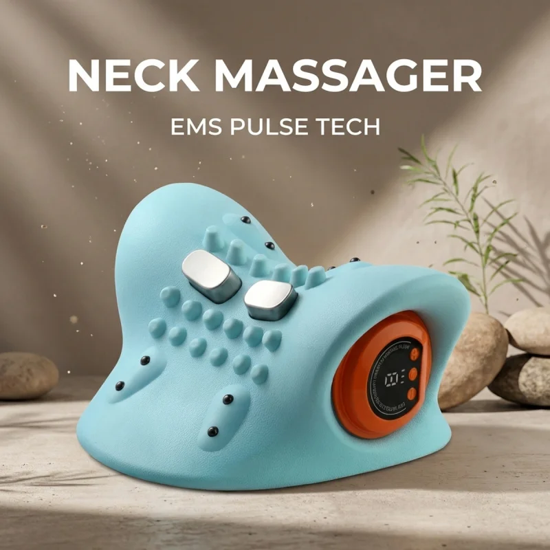 almofada massageadora elétrica pescoço