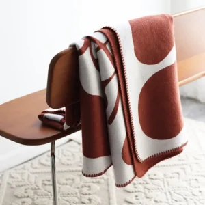 cobertor lance jacquard imitação caxemira