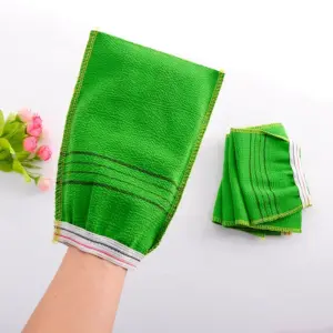 toalha esfoliante corporal coreana