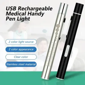 caneta lanterna led recarregável usb