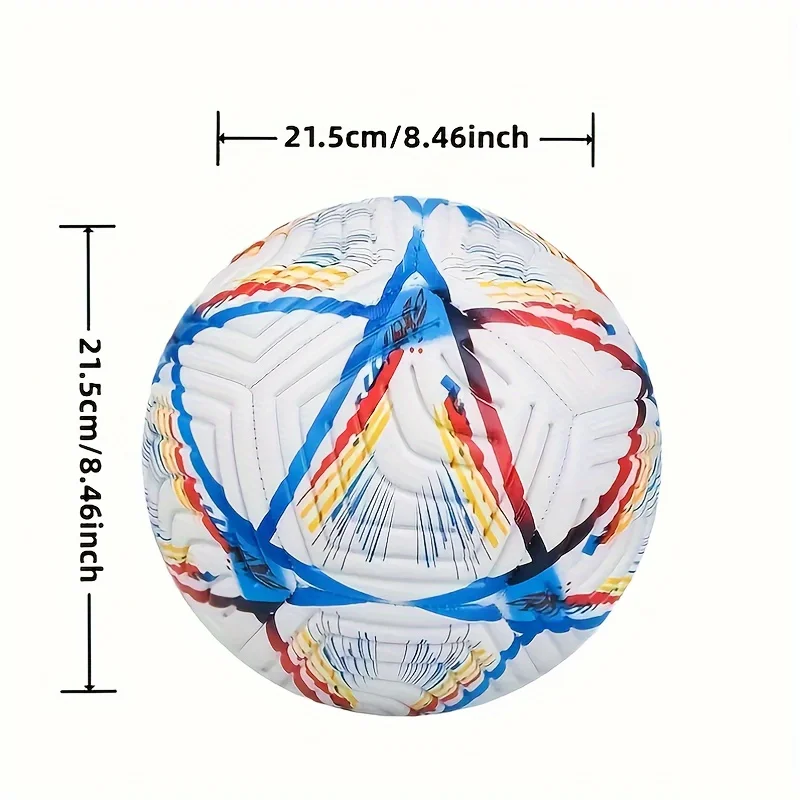 Bola de Futebol Costurada à Máquina Premium PU Tamanho 5 - Imagem 6