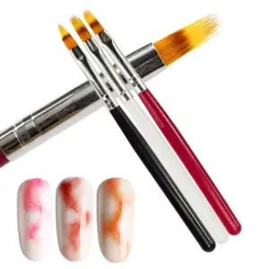 pincel para unhas gel UV