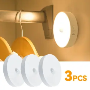 sensor de presença led recarregável