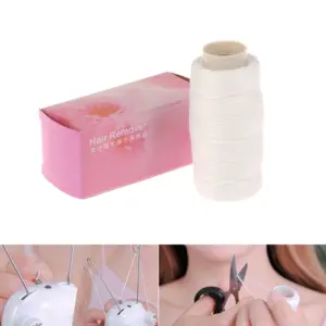 fio de algodão para depilação facial