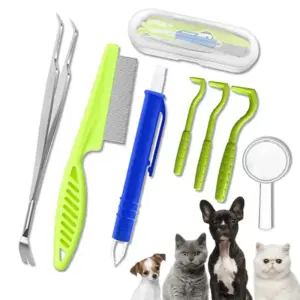 kit removedor de carrapatos pet