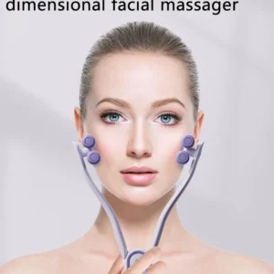 rolo massageador facial portátil