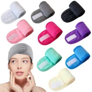 máscara facial turbante microfibra