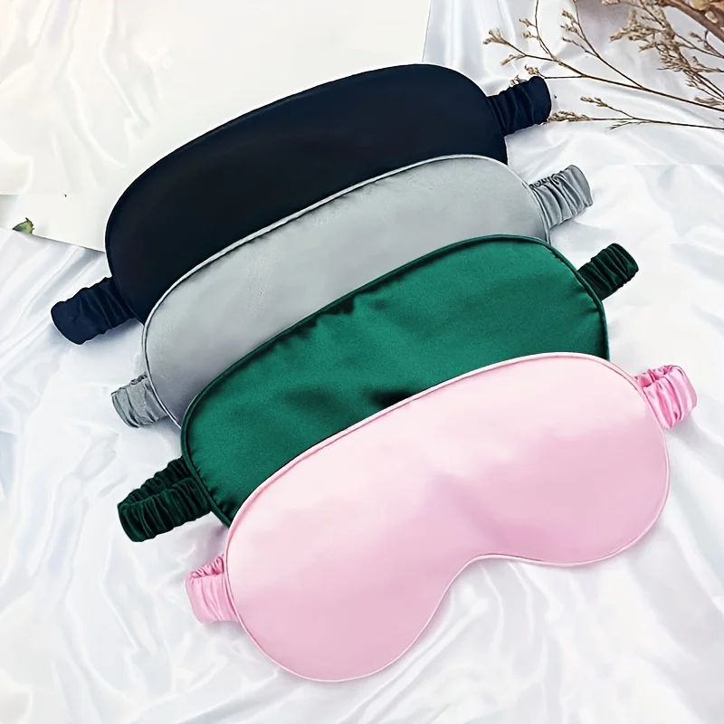 Máscara de Dormir Dupla Face Seda com Alça Elástica - Imagem 2
