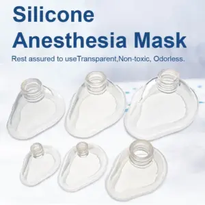 máscara de anestesia silicone reutilizável