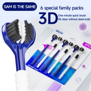 escova dental manual 3d