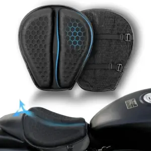 almofada de assento gel 3d para moto