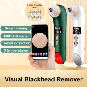 removedor visual de cravo facial