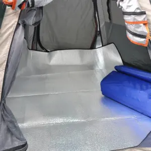 manta de camping impermeável de alumínio