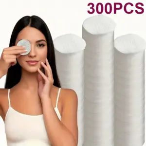 almofadas de limpeza facial redondas