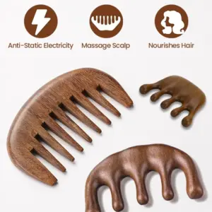 pente massageador de madeira gua sha